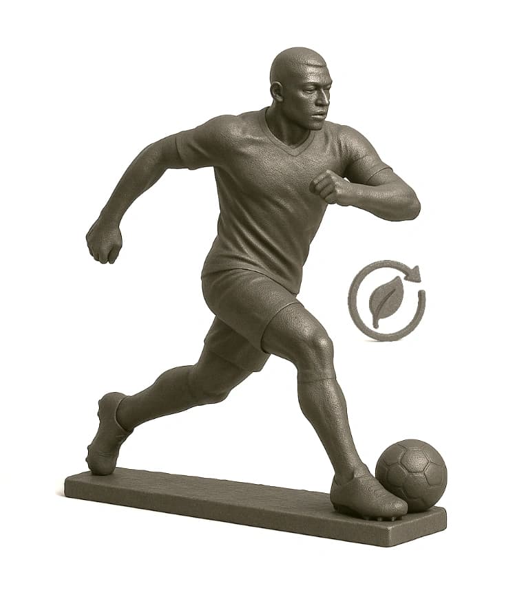 Foto 5 - Produção de peças artísticas anteriormente feitas em cera perdida.