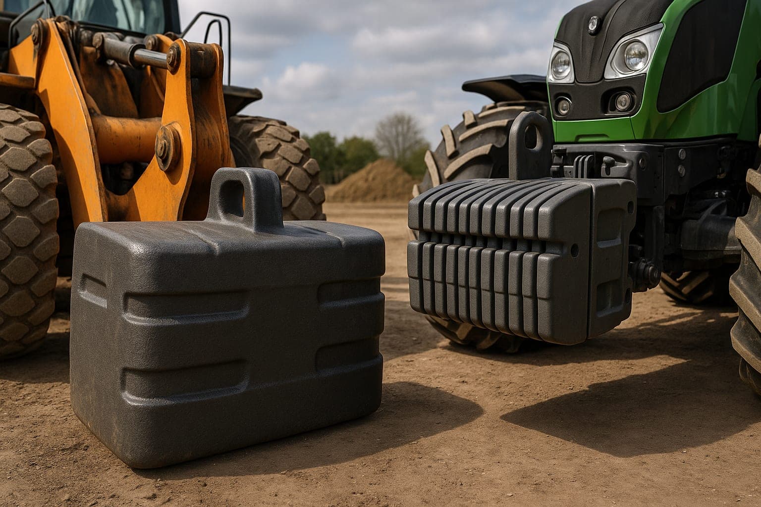 Lastro para máquinas de construção e agrícolas