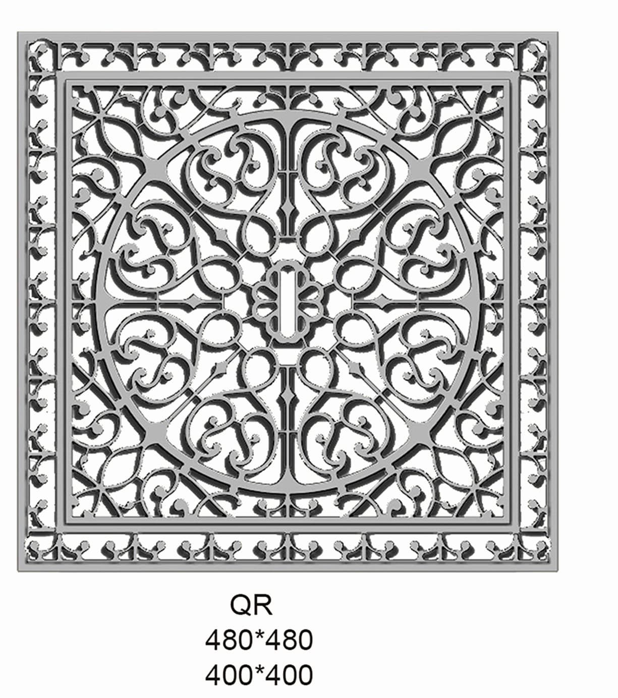 Grampo de ferro fundido QR