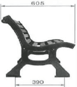 Pé de banco público