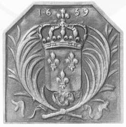 Ecu florido com palmas