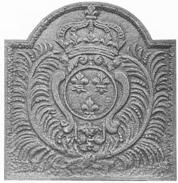 3 Flores de lis com palmas