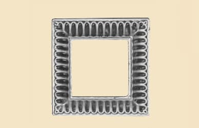 Cache poste em ferro fundido e forjado trabalhado - Ref: 324