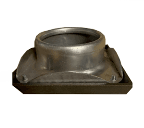 Grelha de ventilação ajustável com caixa