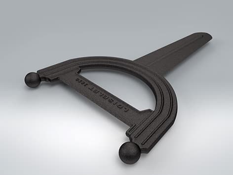 Raspador de pés de ferro fundido GAFA