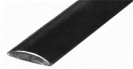 Corrimão semi-redondo em aço - 30x8