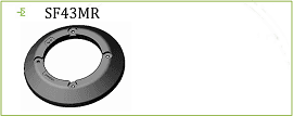 Massa da roda do trator Same Deutz Fahr 43 kg - SF43MR