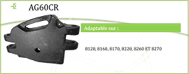 Massa de trator AGCO 60 kg com gancho - AG60CR