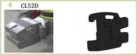 Massa de trator Claas 52 kg direita - CL52D