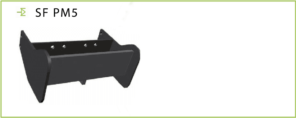 Suporte de peso Same Deutz Fahr - quinto modelo (página SFPM3 / visual SFPM5)