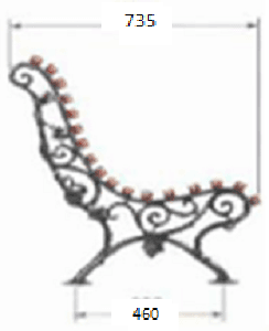 Pé de banco cacho de uva