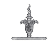 Ponta de grade decorativa - POI197