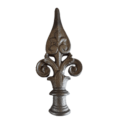 Ponta de grade decorativa - POIBA