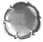 "Rosácea decorativa de ferro - Tigela"