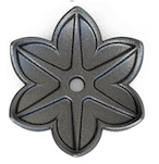 Rosácea decorativa fundida - Liquidambar