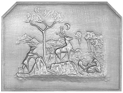 Cervos à luz da lua