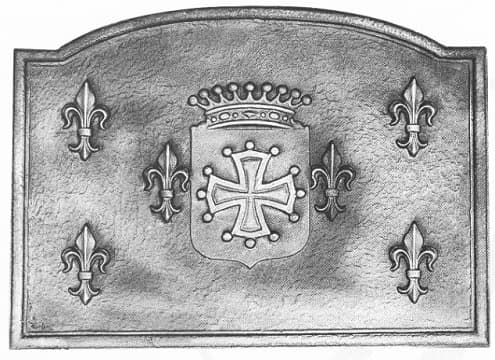 Cruz do Languedoc com Flores de Lis