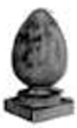 Bola de escada - Pinha de base quadrada